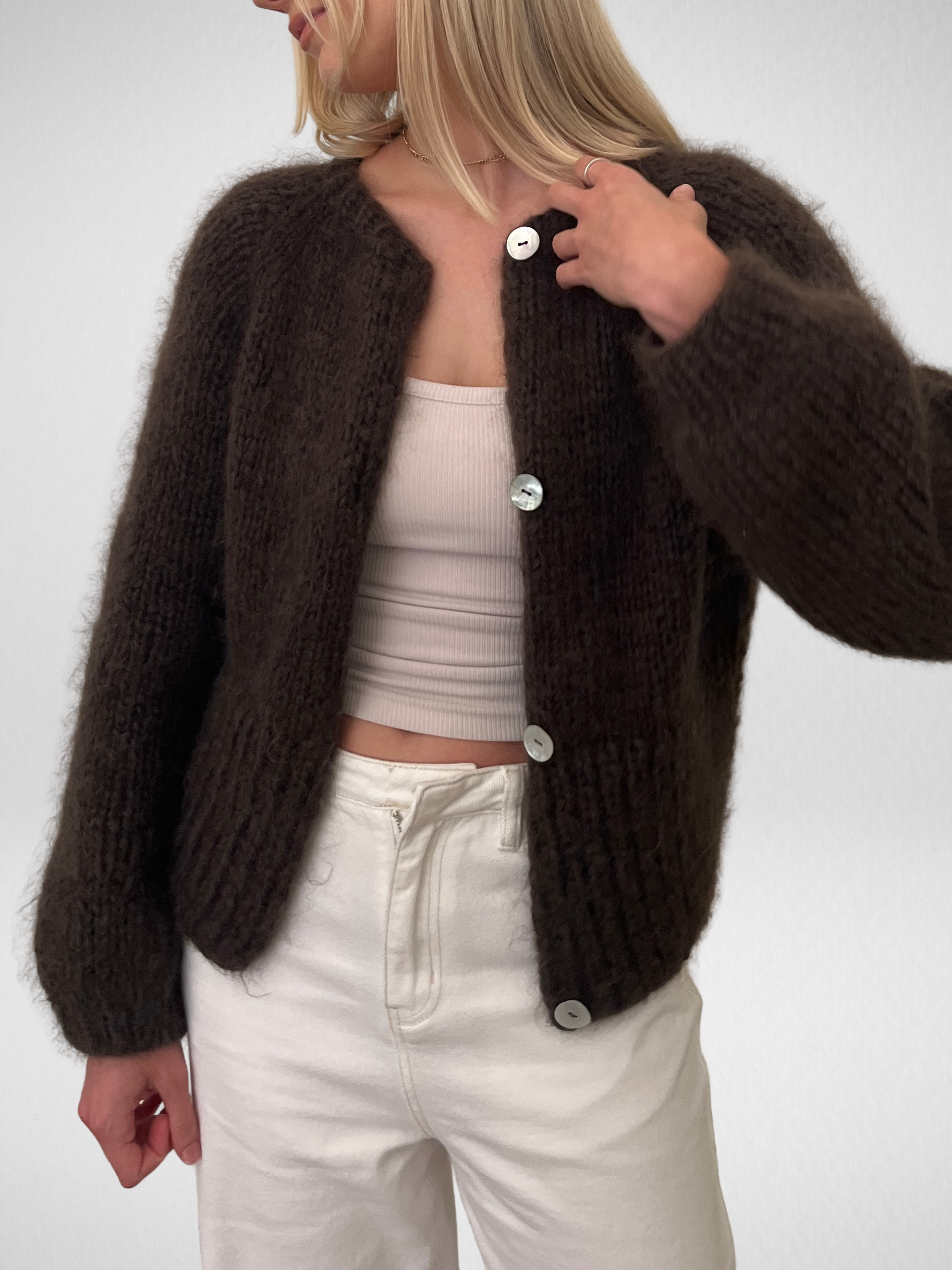 Sienna Knit Cardigan Chocolate
