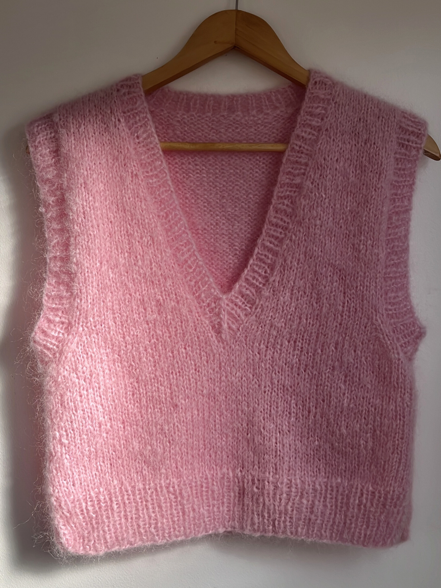 ALISON KNIT VEST PINK