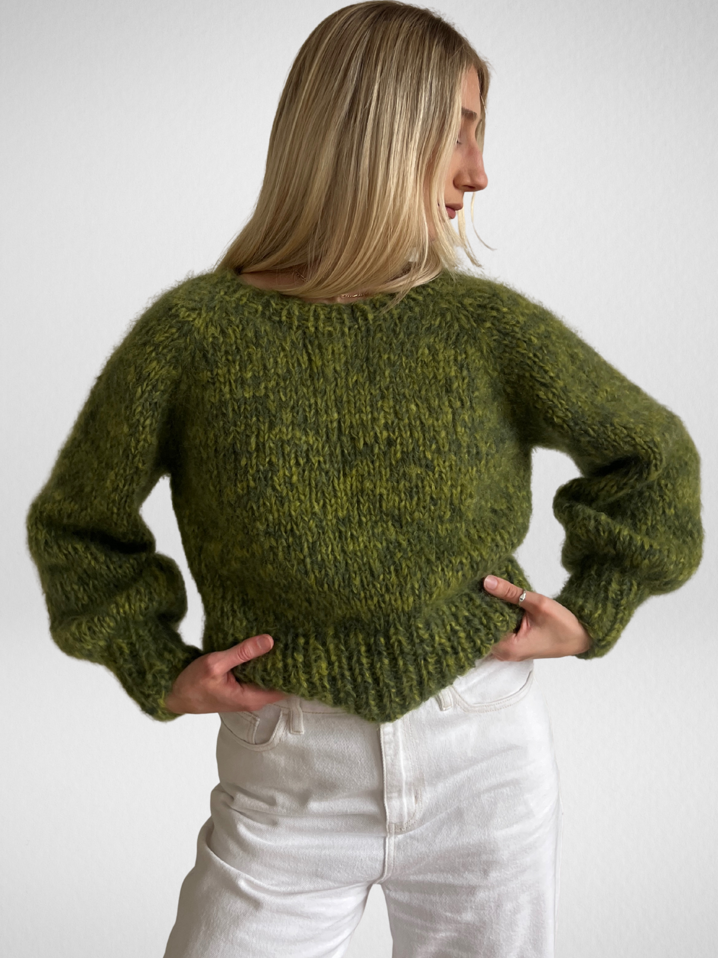MARIE KNIT JUMPER FOREST