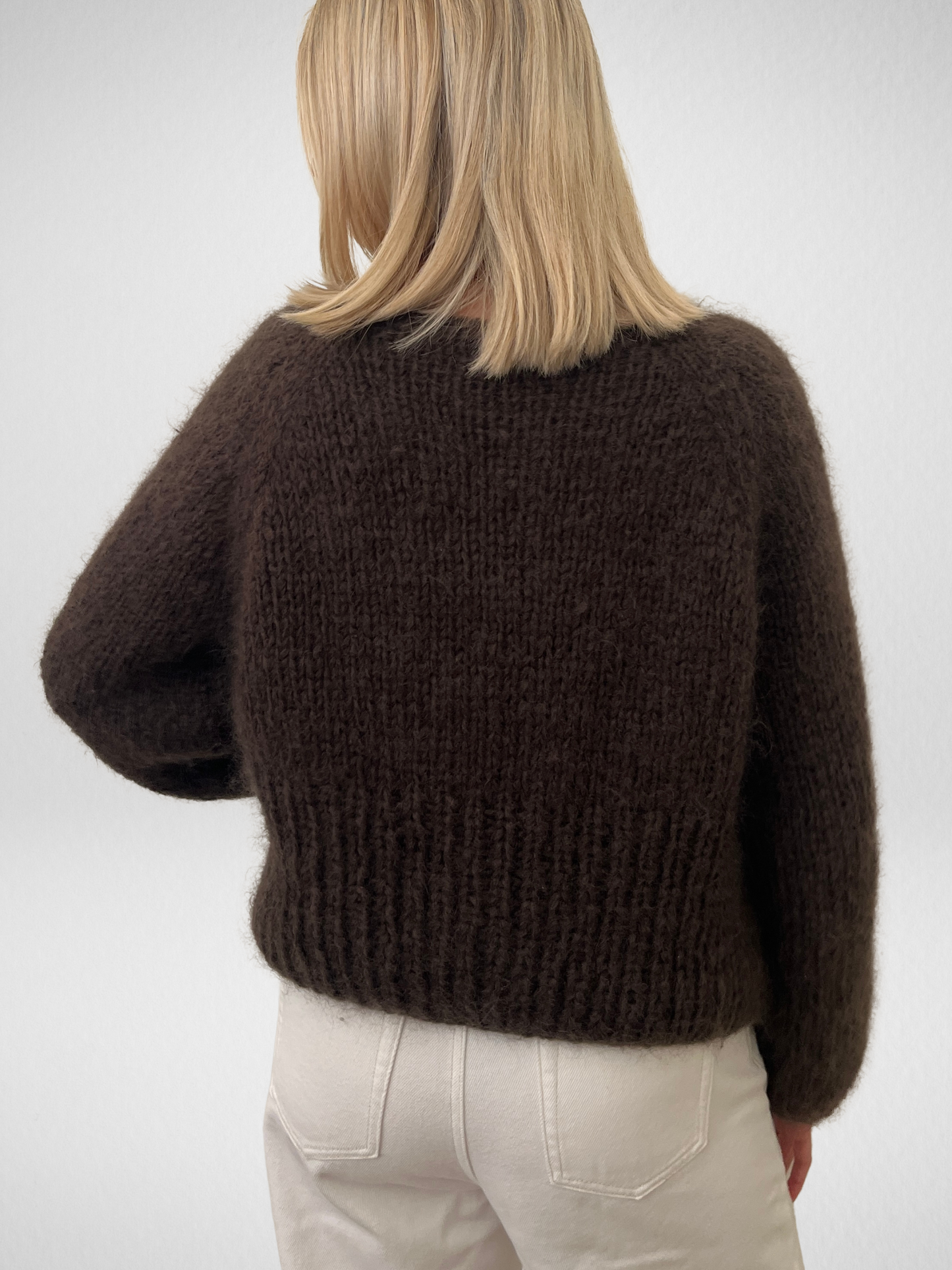 SIENNA KNIT CARDIGAN CHOCOLATE - PRE-ORDER