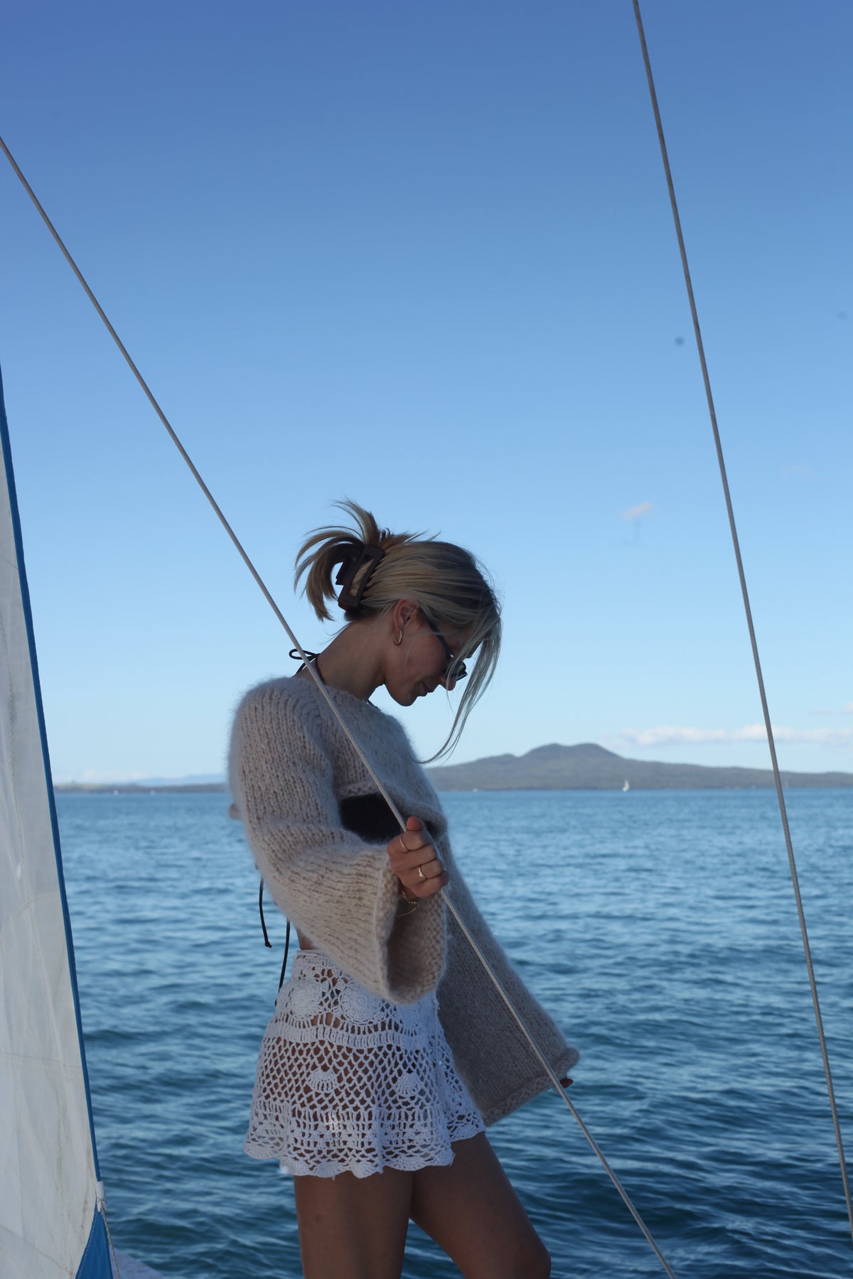 Ella Knit Jumper Oat - Made to Order