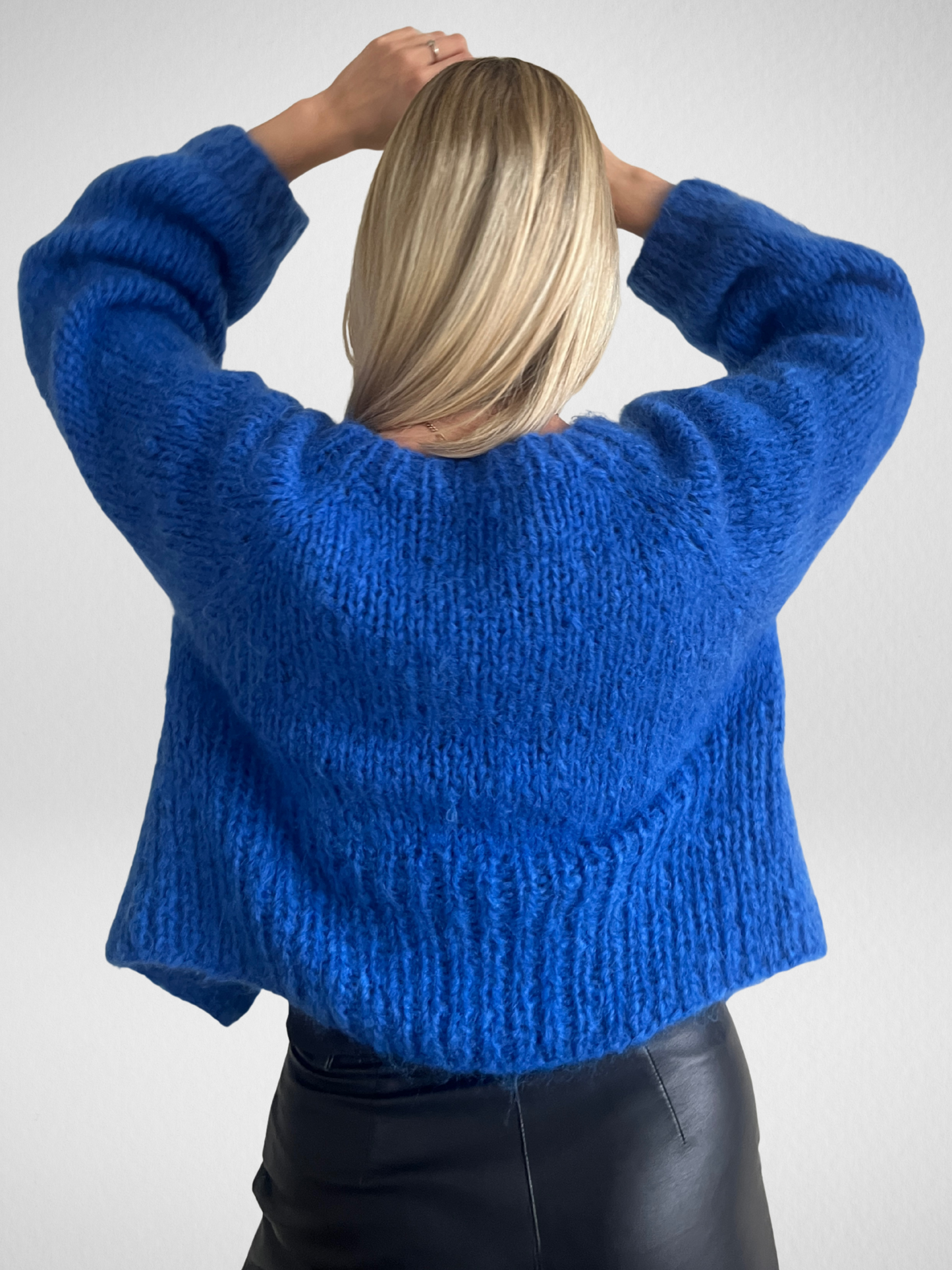 SIENNA KNIT CARDIGAN OCEAN - PRE-ORDER
